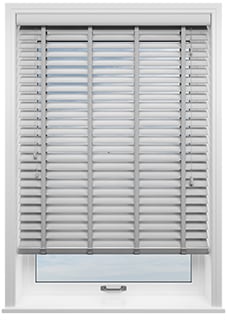 Ecowood Deluxe, Moonstone Grey Fine Grain - Motorised Venetian Blind